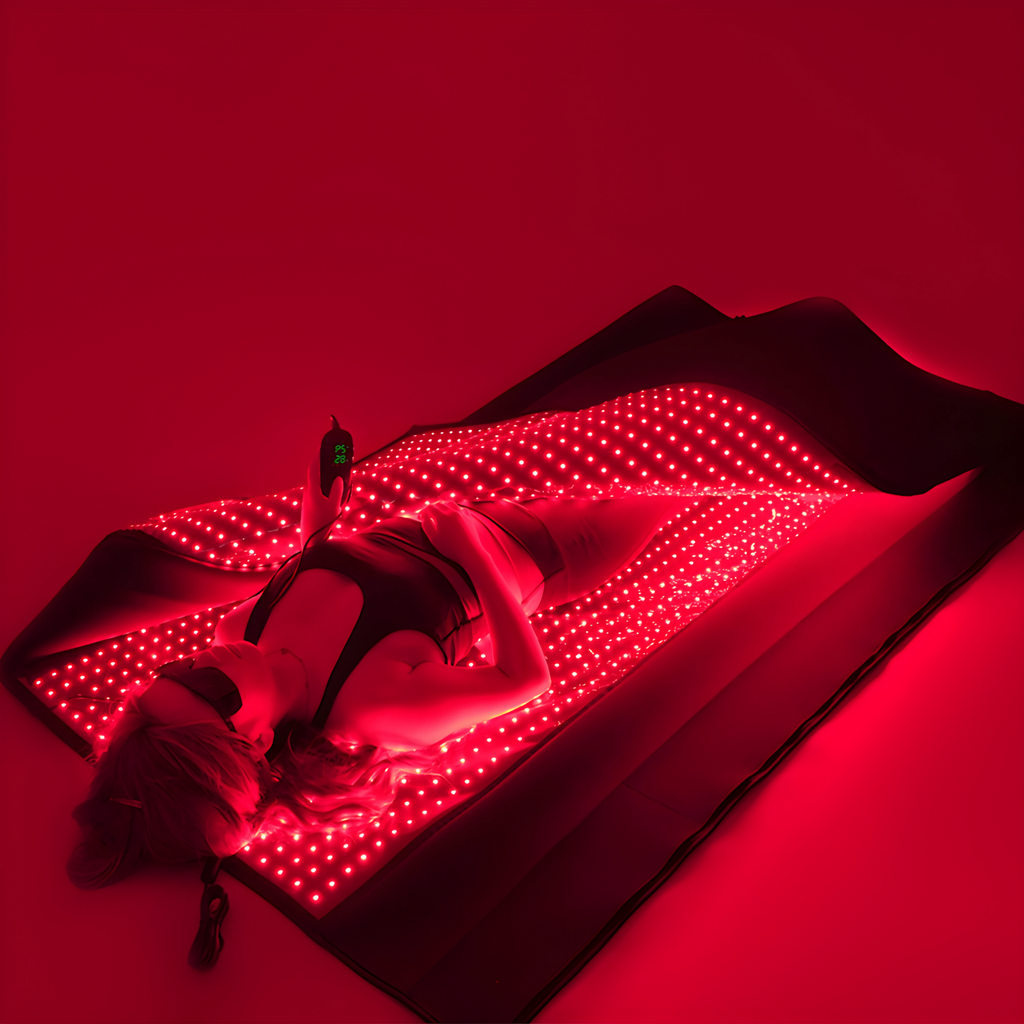 Glow Cocoon – Red Light Therapy Blanket